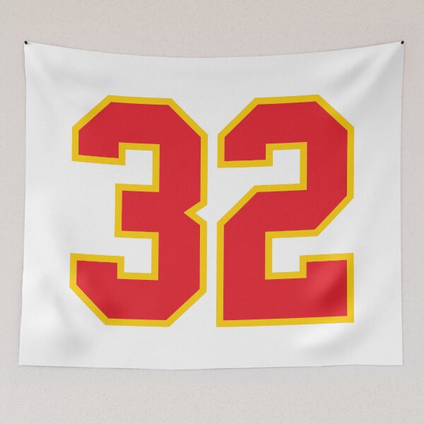 Item preview, 32 Jersey Number, Thirty-two Red designed and sold by elhefe.