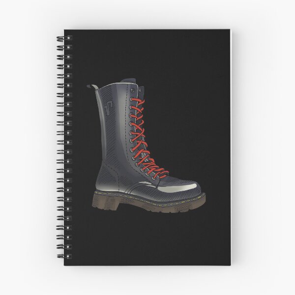 Item preview, Black boot with red laces designed and sold by CecyLL.