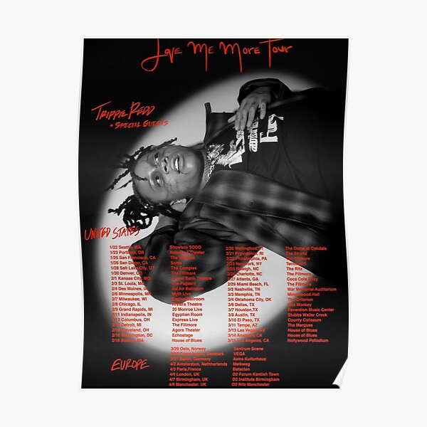 black red Poster