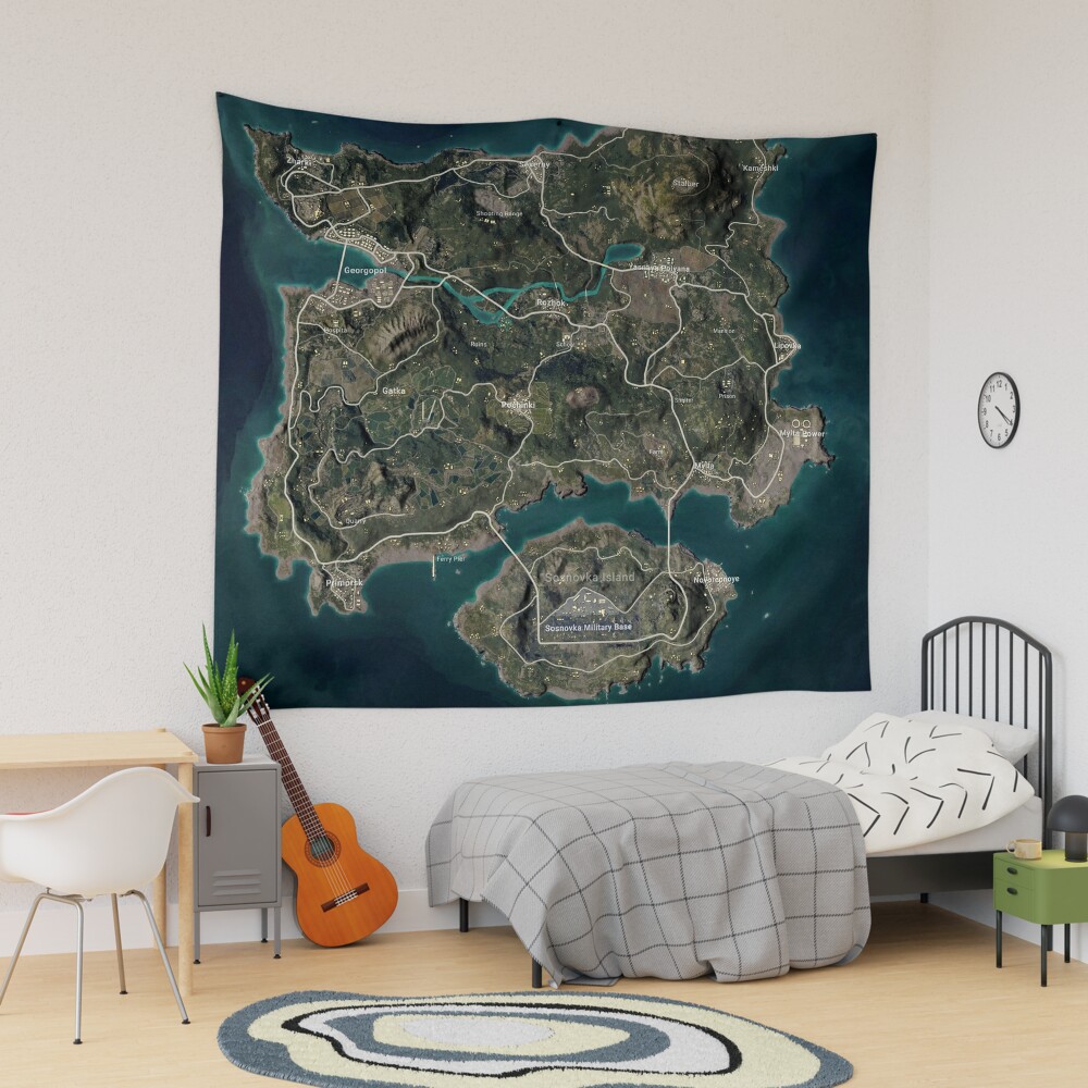 Pubg Miramar Map Wallpaper 10000X10000 Poster Room Modern Art Decor Funny  Decoration Home Mural Wall Print Picture No Frame - AliExpress