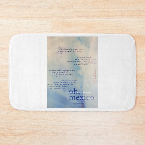 Item preview, oh, mexico - love is not dying jeremy zucker typographic designed and sold by hilariffic.