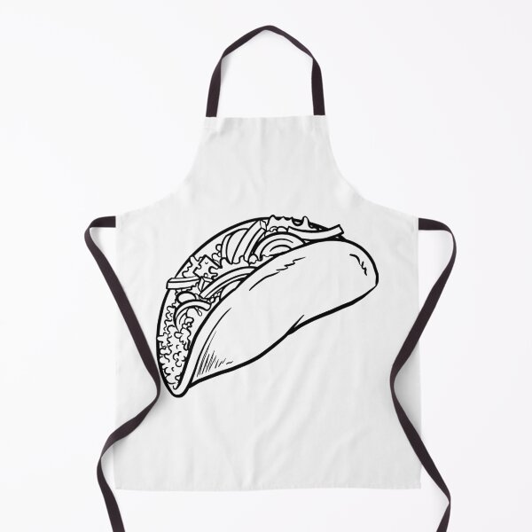 Item preview, Simple Taco Pattern! Black & White Taco Tuesday Love! designed and sold by AlwaysGrowing.