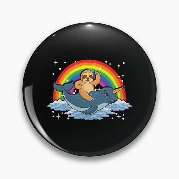 Item preview, Sloth Riding Narwhal Adorable Unicorn Of The Sea designed and sold by perfectpresents.