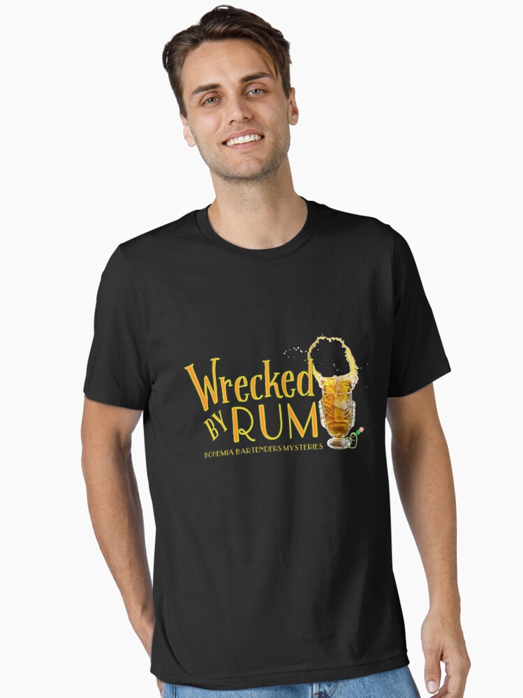 Thumbnail 1 of 7, Essential T-Shirt, Wrecked by Rum tiki cocktail designed and sold by SkyDiary.