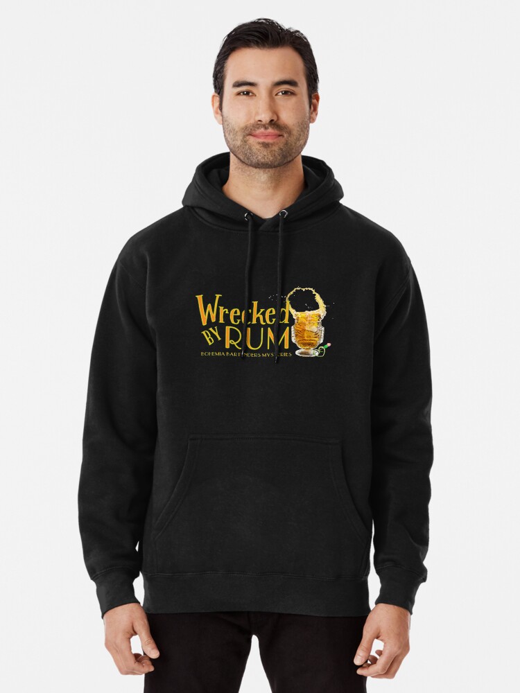 Thumbnail 1 of 5, Pullover Hoodie, Wrecked by Rum tiki cocktail designed and sold by SkyDiary.