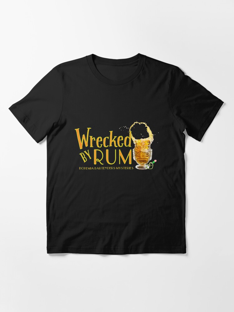 Thumbnail 3 of 7, Essential T-Shirt, Wrecked by Rum tiki cocktail designed and sold by SkyDiary.