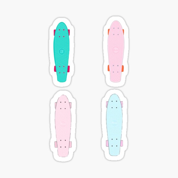 Penny Board Sticker