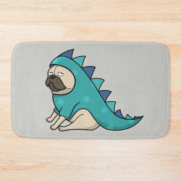 Item preview, Grumpy Dino Pug designed and sold by benzy.