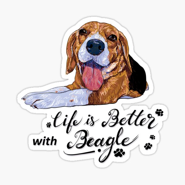 Item preview,  La vie est meilleure avec Beagle. designed and sold by hadkhanong.