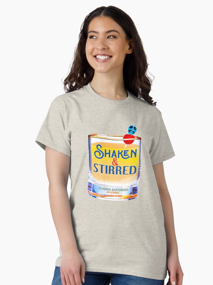 Thumbnail 2 of 7, Classic T-Shirt, Shaken AND Stirred designed and sold by SkyDiary.