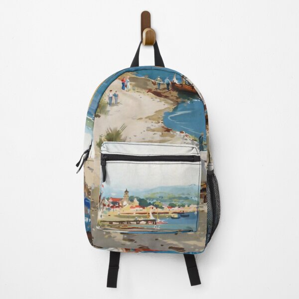 Item preview, The Moray Coast vintage travel poster designed and sold by stickart-marek.