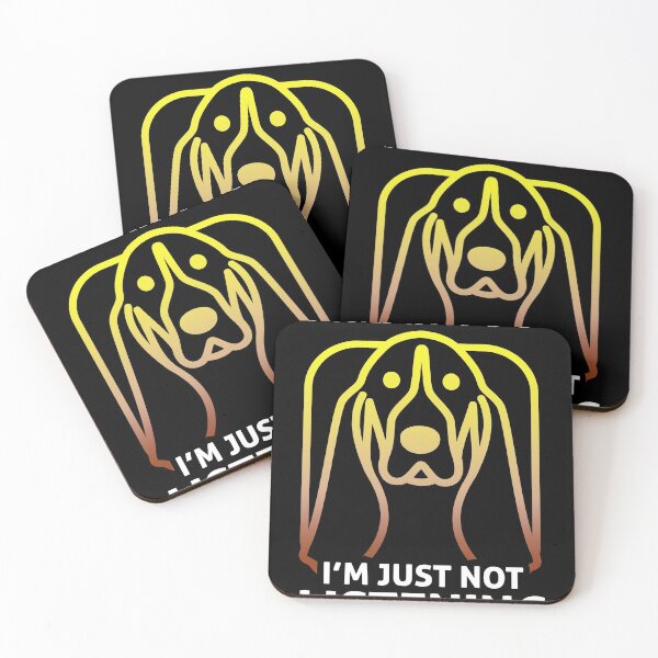 Item preview, Basset Hound Big Ears But Not Listening Design Idea design print designed and sold by Lisbob.