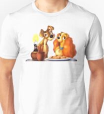 lady and the tramp Unisex T-Shirt