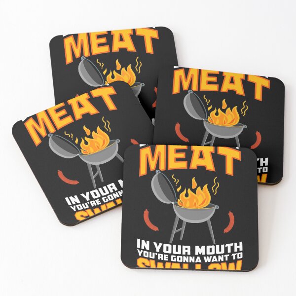Item preview, Dirty Adult Gift design | Meat in Your Mouth | BBQ Joke gift product designed and sold by Lisbob.
