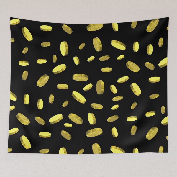 Item preview, Gold Coins Floating Through Air  designed and sold by ArtByLM.