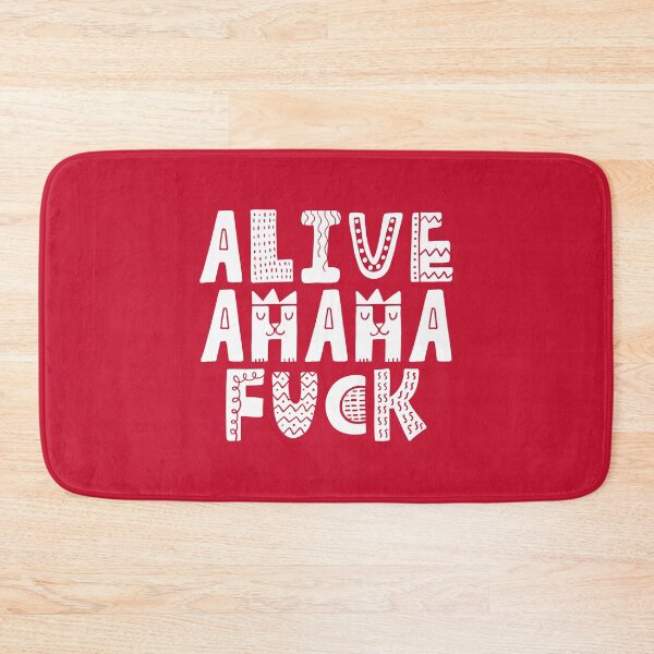 Item preview, Alive Ahaha Fuck Meme Cute Letters Girls #6 designed and sold by SalahBlt.