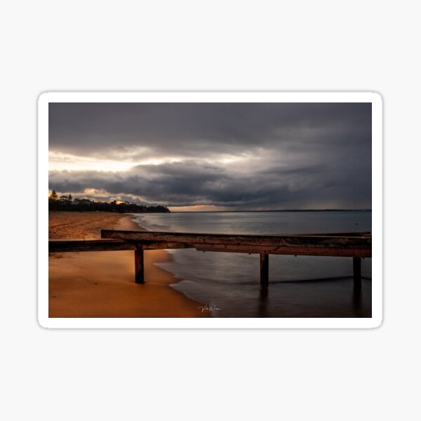 Shelley Beach, Portsea, Mornington Peninsula, Victoria, Australia Sticker