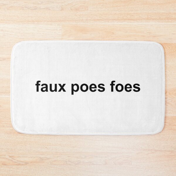 Item preview, faux poes foes designed and sold by quoteedesigns.