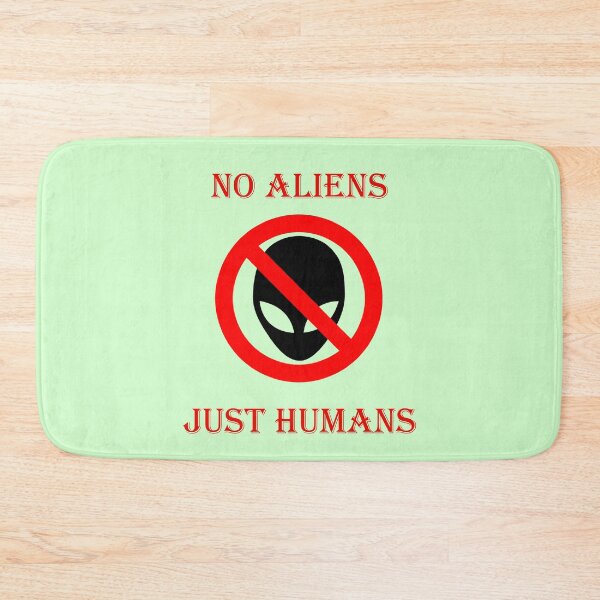 Item preview, No aliens, just humans designed and sold by helenkaiy.