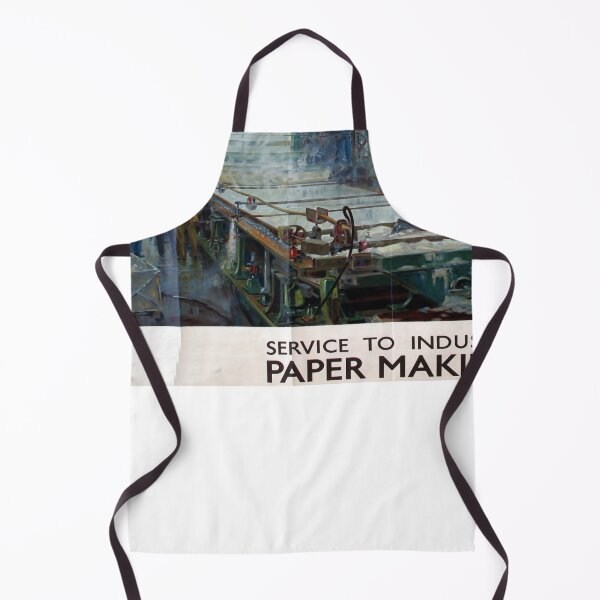 Artikelvorschau, Service to Industry Paper Making vintage travel poster entworfen und verkauft von stickart-marek.