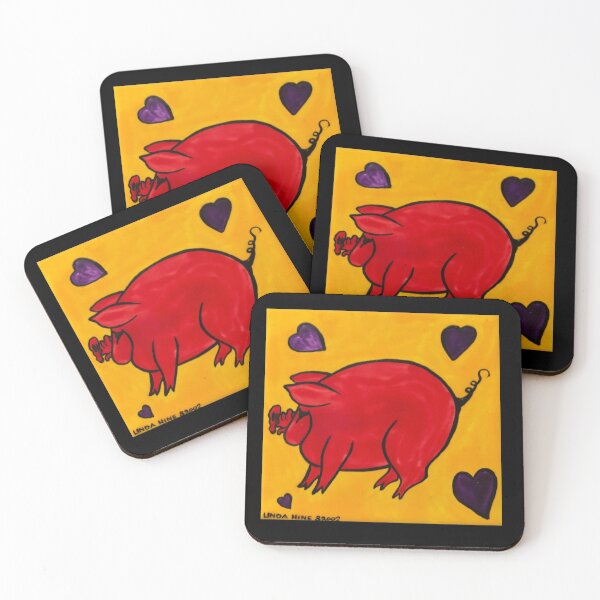 Item preview, Red Pig designed and sold by lindahineart.