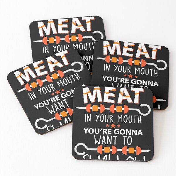 Item preview, Dirty Adult Gift design | Meat in Your Mouth | BBQ Joke gift design designed and sold by Lisbob.