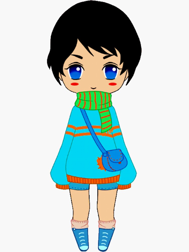 "dollred cheek" Sticker by dinzz Redbubble