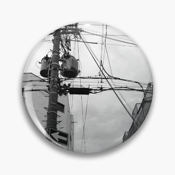 Item preview, Black and White City Wires in Osaka designed and sold by hockeng.