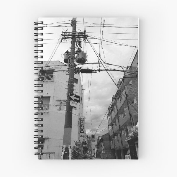 Item preview, Black and White City Wires in Osaka designed and sold by hockeng.