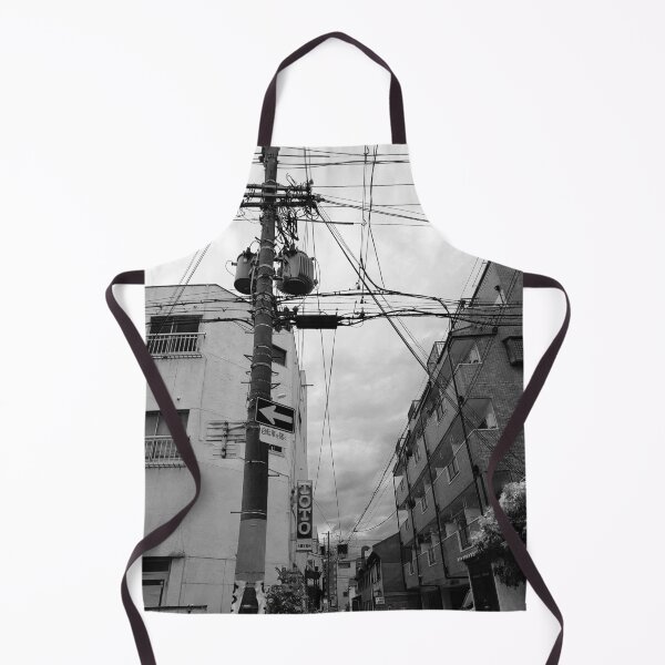 Item preview, Black and White City Wires in Osaka designed and sold by hockeng.