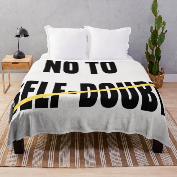 Item preview, No to self-doubt Whte designed and sold by Shineyarts.