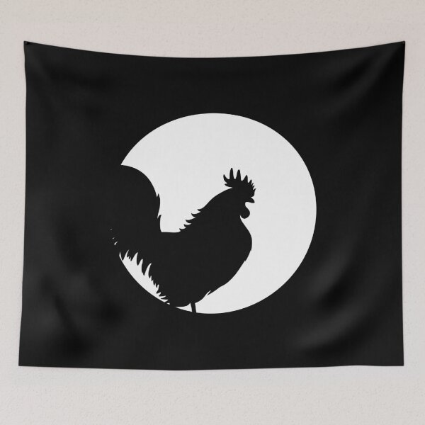 Item preview, Rooster moon background funny gift idea designed and sold by Argentini.