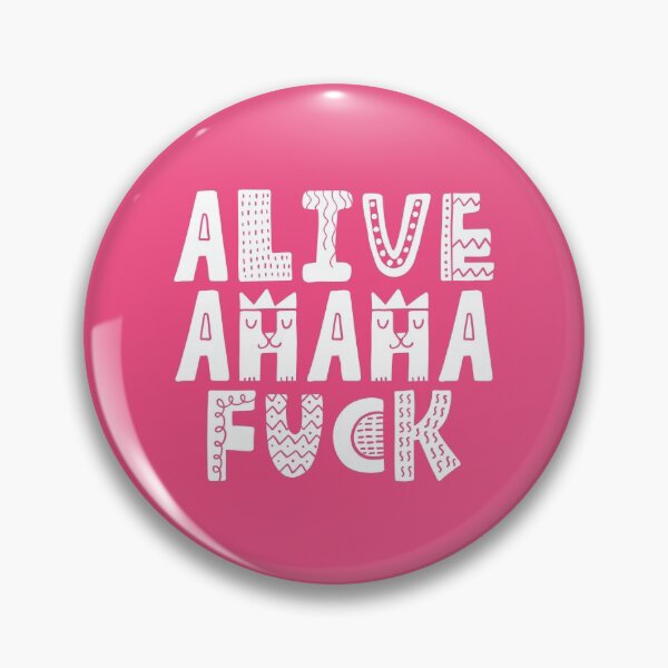 Item preview, Alive Ahaha Fuck Meme Cute Letters Girls #7 designed and sold by SalahBlt.