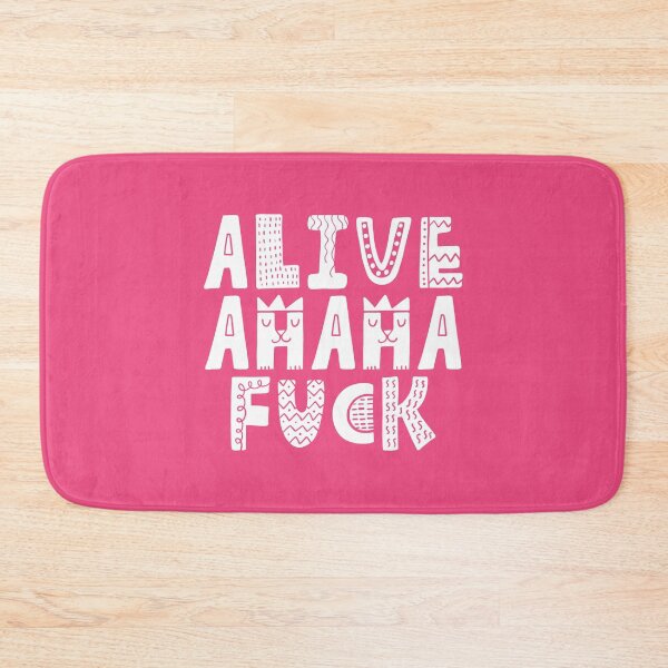Item preview, Alive Ahaha Fuck Meme Cute Letters Girls #7 designed and sold by SalahBlt.