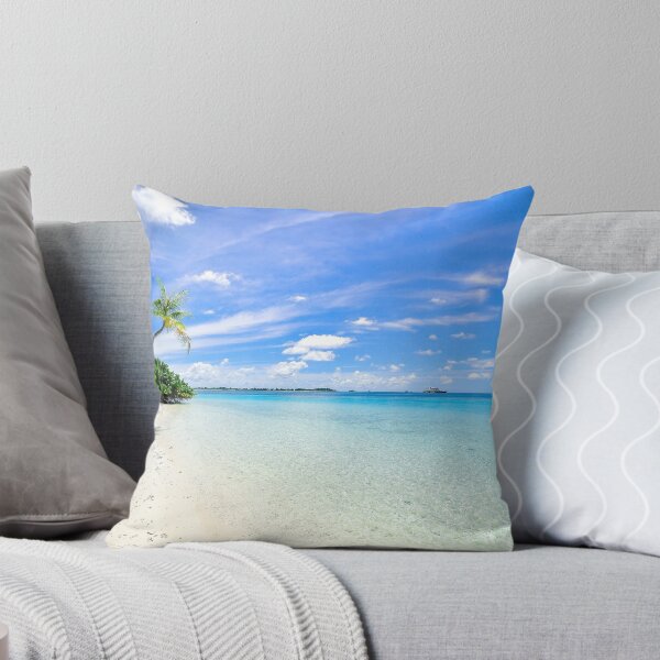 Item preview, Day at the Beach Palm Clear Waves Ocean Water designed and sold by PowerfulPrinted.