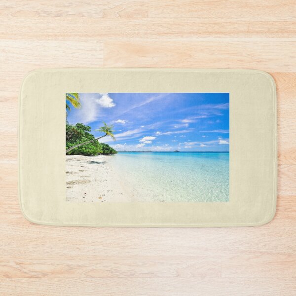 Item preview, Day at the Beach Palm Clear Waves Ocean Water designed and sold by PowerfulPrinted.