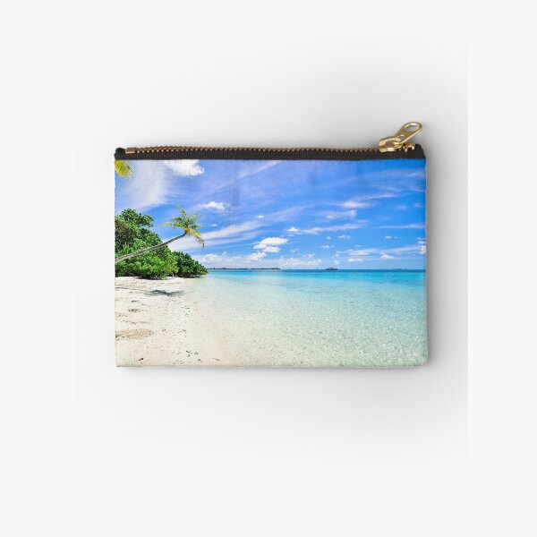 Item preview, Day at the Beach Palm Clear Waves Ocean Water designed and sold by PowerfulPrinted.