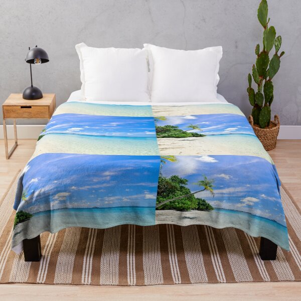 Item preview, Day at the Beach Palm Clear Waves Ocean Water designed and sold by PowerfulPrinted.