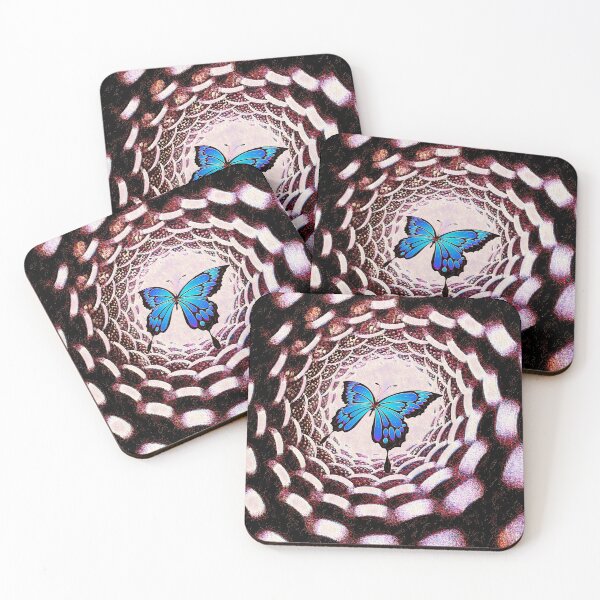 Item preview, Butterfly flying into a portal designed and sold by helenkaiy.