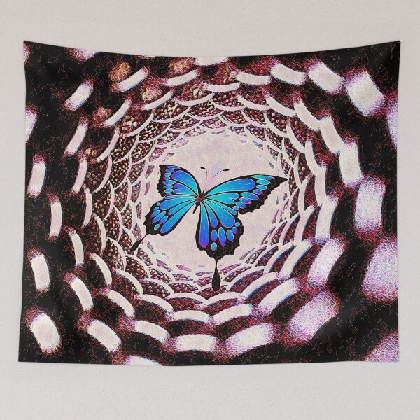 Item preview, Butterfly flying into a portal designed and sold by helenkaiy.