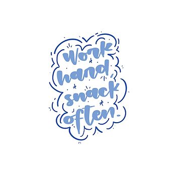 Artwork thumbnail, Work hard, snack often by alttring