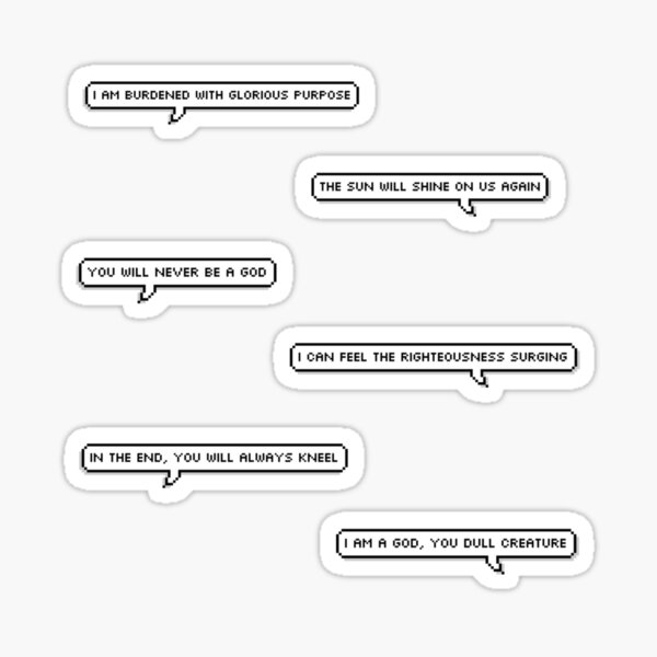loki quote pack Sticker