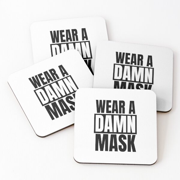 Item preview, Wear A Damn Mask designed and sold by quoteedesigns.