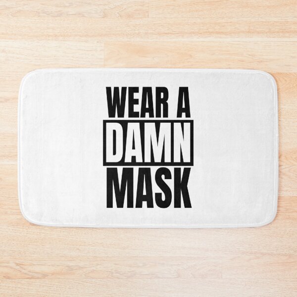 Item preview, Wear A Damn Mask designed and sold by quoteedesigns.
