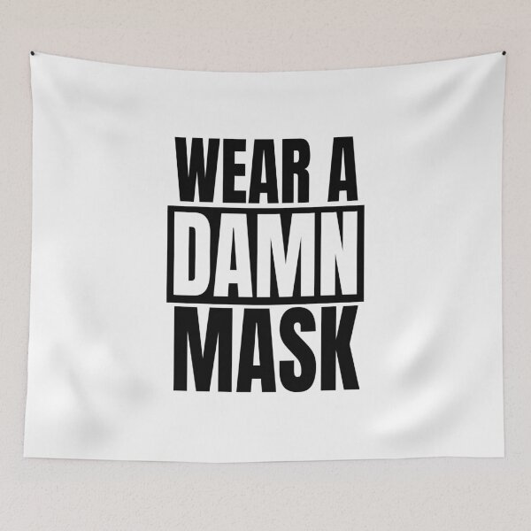 Item preview, Wear A Damn Mask designed and sold by quoteedesigns.