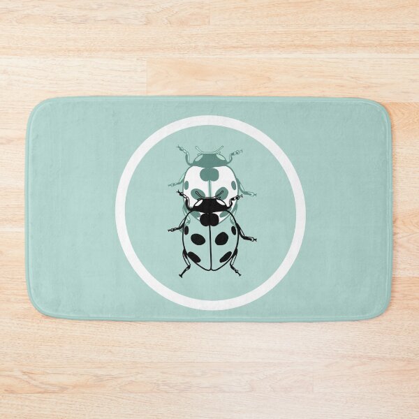 Item preview, pastel yellow overlapping ladybug designed and sold by camillefct.