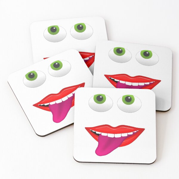 Item preview, Smiling Mouth With Tongue Out and Green Eyes designed and sold by MarkUK97.