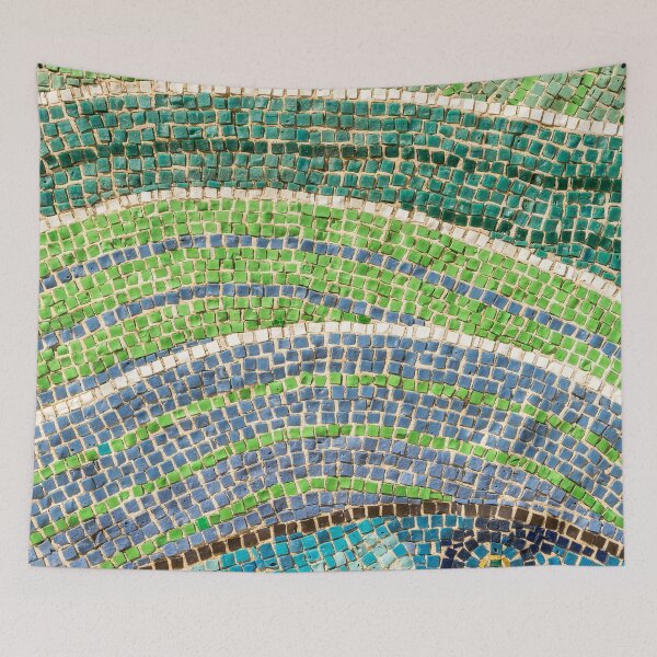 Item preview, Tessellated Abstracts and Impressions - Free Form Flowerbeds and Meadows in Blue and Green designed and sold by Georgia Mizuleva.