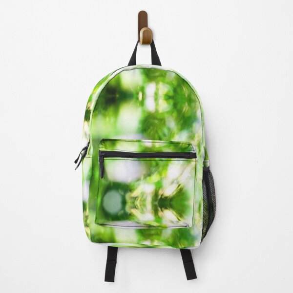Item preview, Abstract green nature bokeh background pattern surreal shaped symmetrical kaleidoscope designed and sold by Grégory DUBUS.