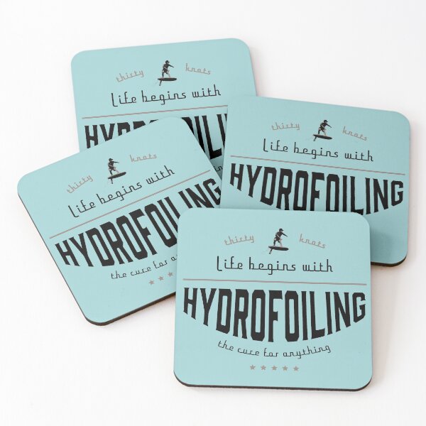 Item preview, Life begins with Hydrofoiling designed and sold by bluehair.